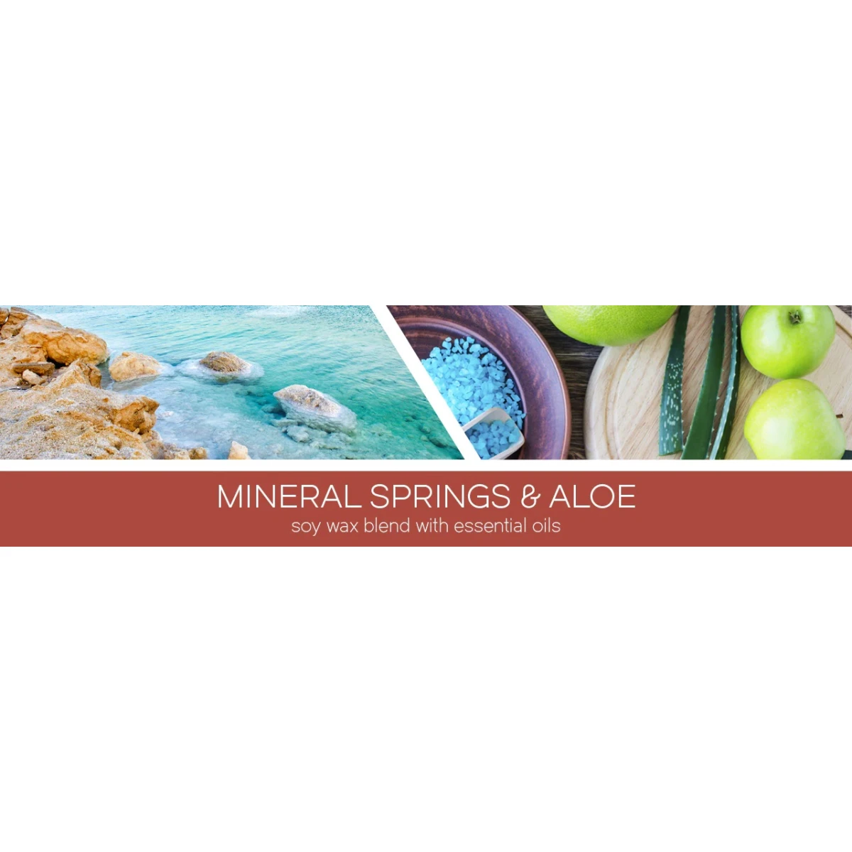 Goose Creek Candle - vonná svíčka Mineral Springs & Aloe 411 g