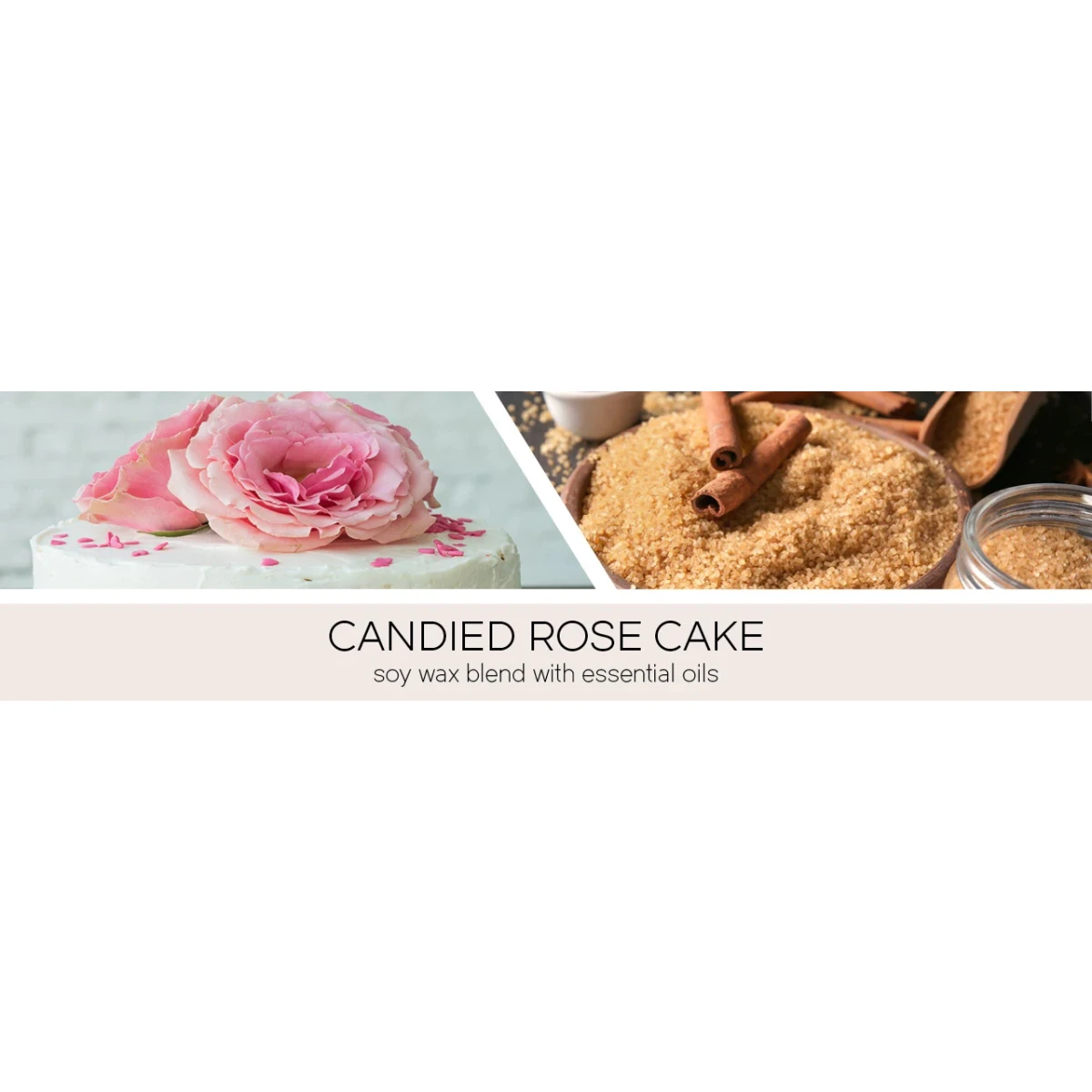 Goose Creek Candle - vonná svíčka Candied Rose Cake 411 g