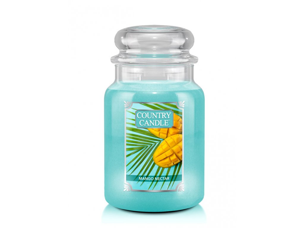 Country Candle vonná svíčka Mango Nectar (Nektar z manga) 680 g