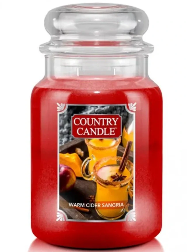 Country Candle vonná svíčka Warm Cider Sangria 680 g