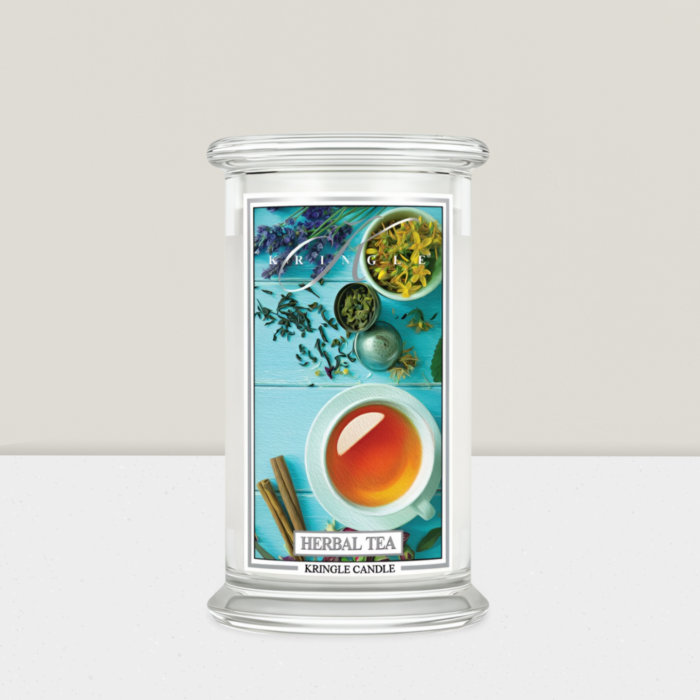 Kringle Candle, vonná svíčka Herbal Tea 624 g
