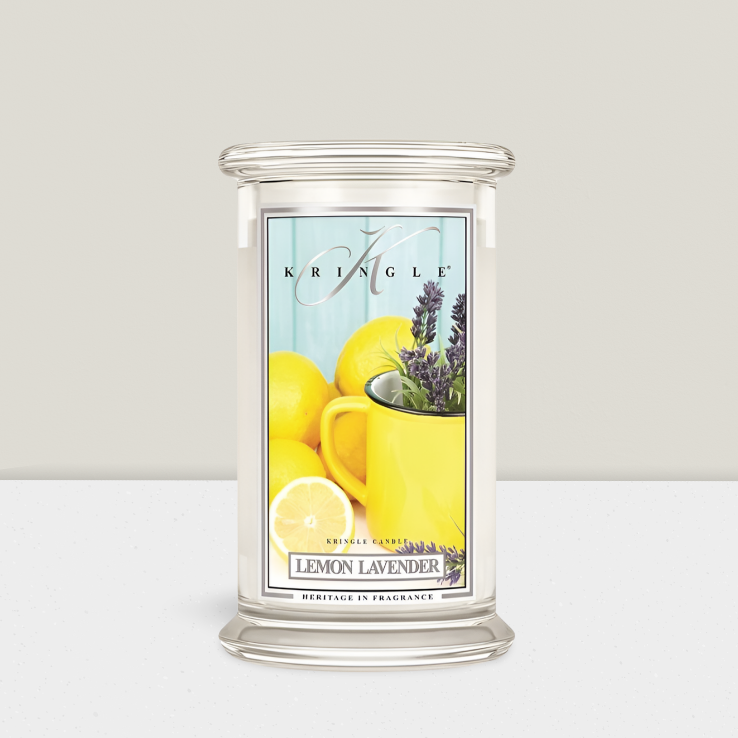 Kringle Candle, vonná svíčka Lemon Lavender 624 g