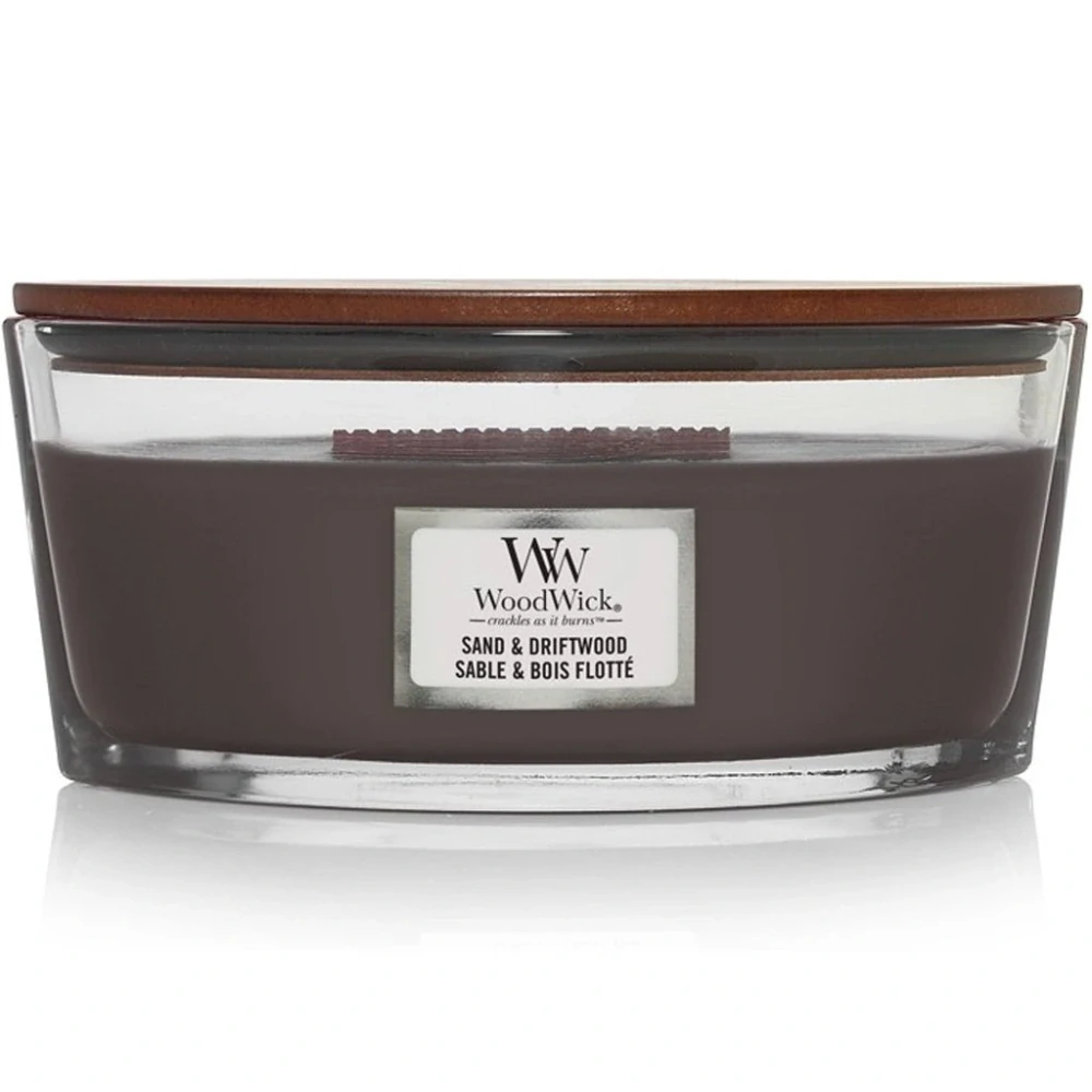 WoodWick svíčka loď Sand & Driftwood 453 g