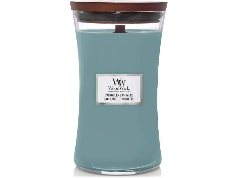 Woodwick vonná svíčka Evergreen Cashmere (Jehličí a kašmír) 609 g