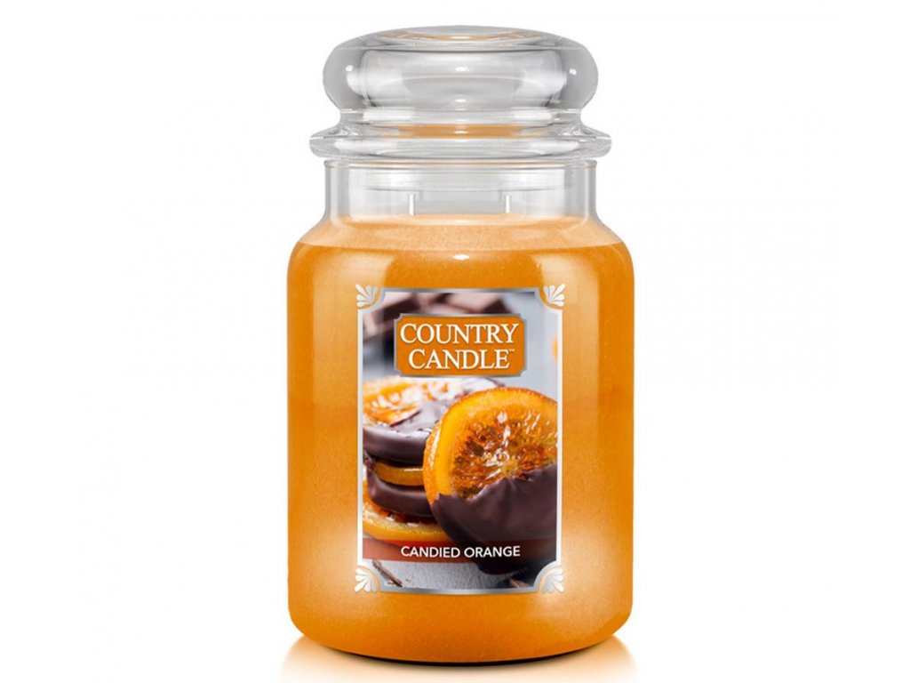 Country Candle vonná svíčka Candied Orange 680 g