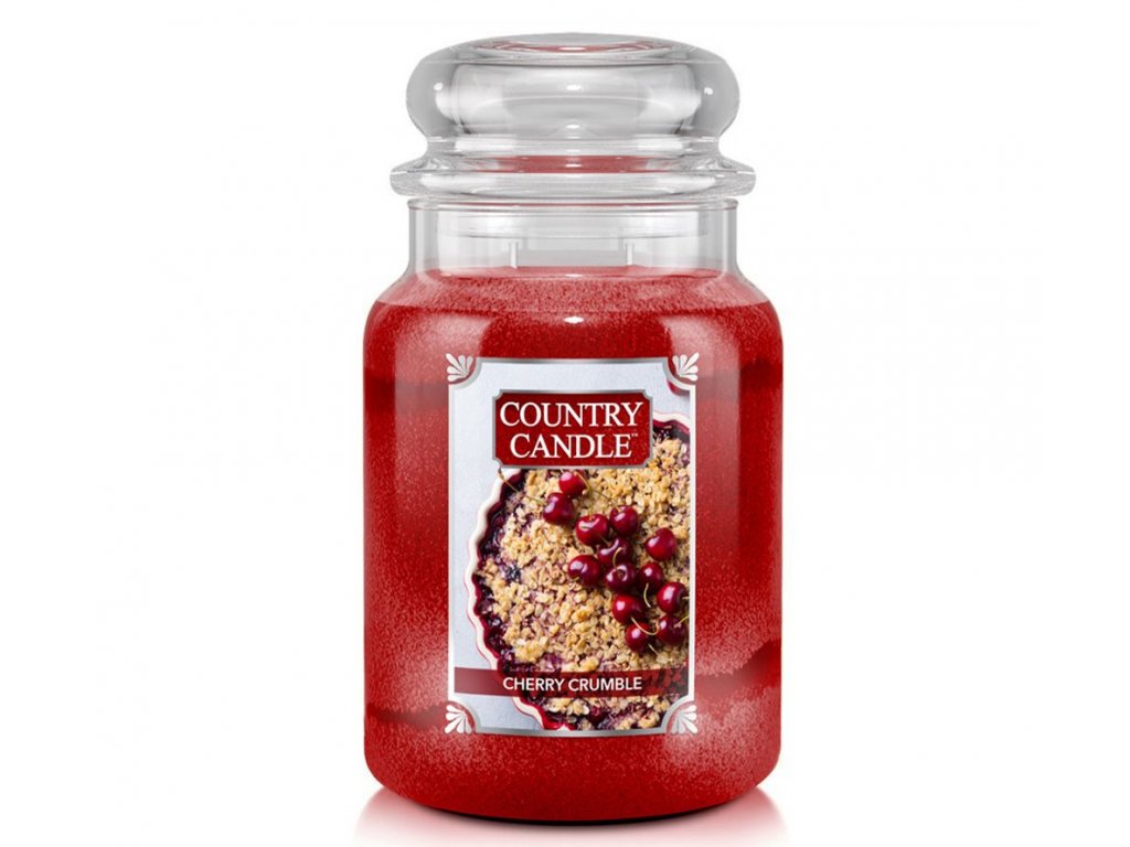 Country Candle vonná svíčka Cherry Crumble 737 g