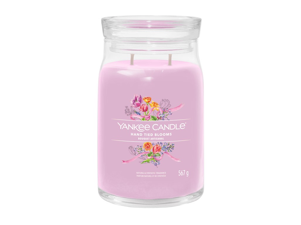 Yankee candle, vonná svíčka Signature Hand Tied Blooms 567 g