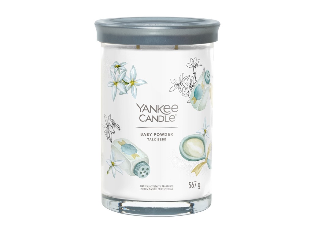 Yankee candle, vonná svíčka Signature Tumbler Baby Powder 567 g