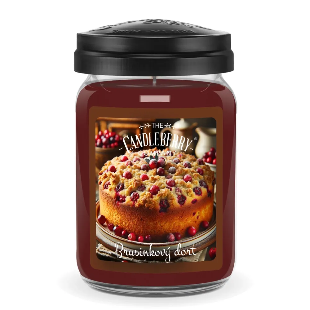 Candleberry - vonná svíčka Brusinkový dort 624 g