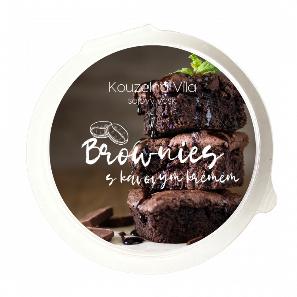 Kouzelná Víla, sojový vosk - Brownies s kávovým krémem 20 g