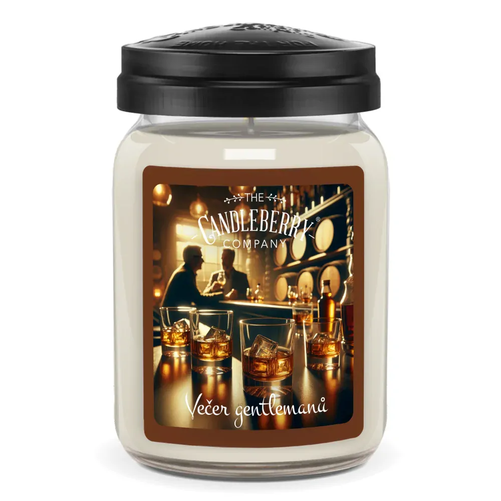 Candleberry - vonná svíčka Večer gentlemanů 624 g