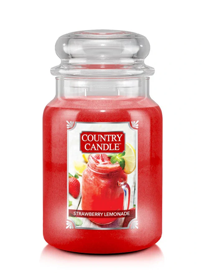 Country Candle vonná svíčka Strawberry Lemonade 737 g