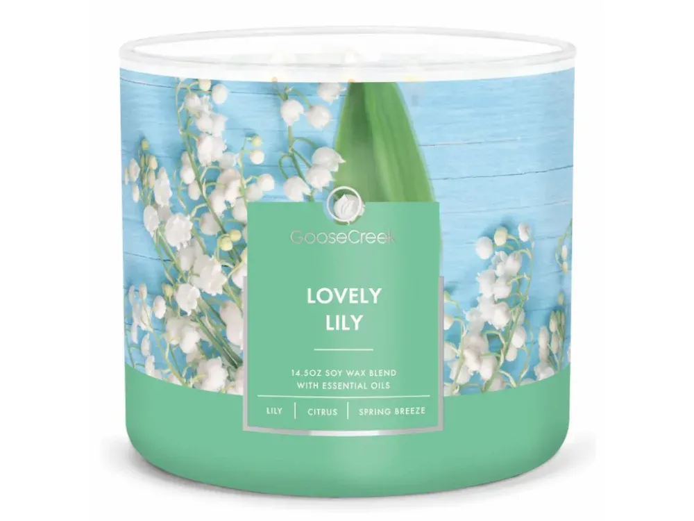 Goose Creek Candle - vonná svíčka Lovely Lily 411 g
