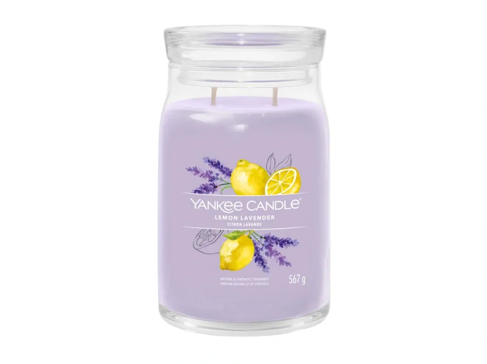 Yankee candle, vonná svíčka Signature Lemon Lavender 567 g