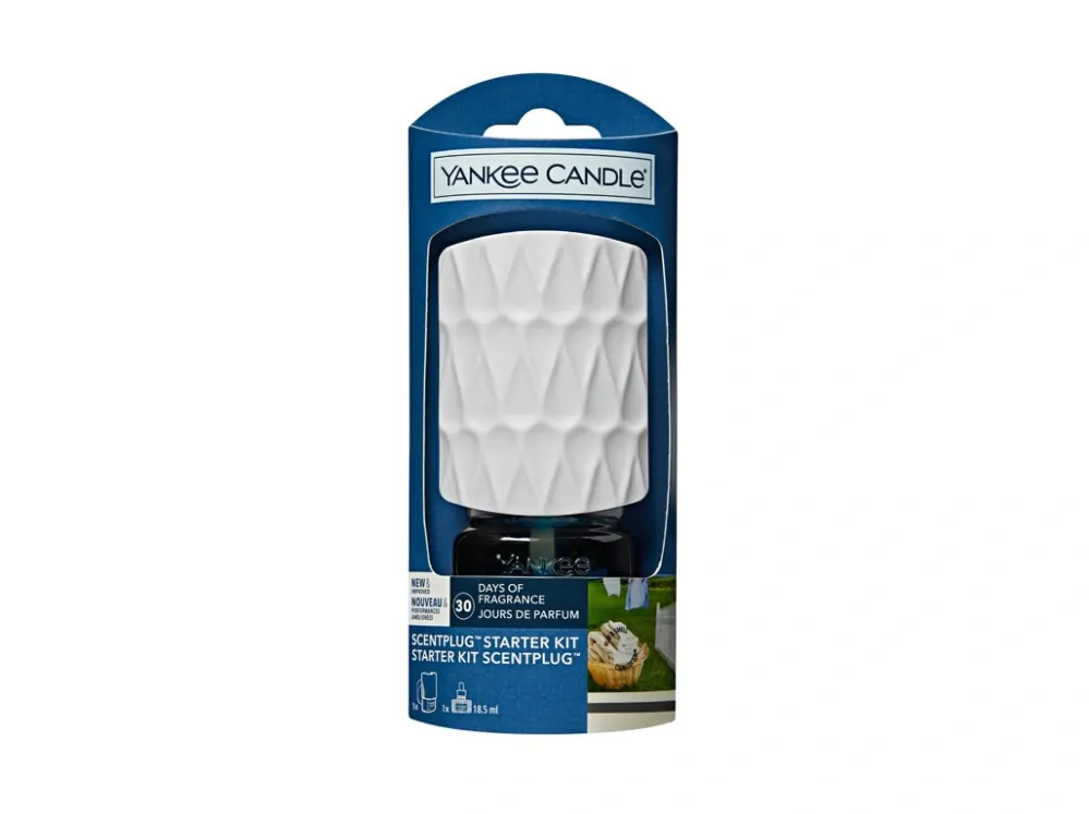 Yankee Candle vůně do elektrické zásuvky - základní jednotka s vůní Clean Cotton