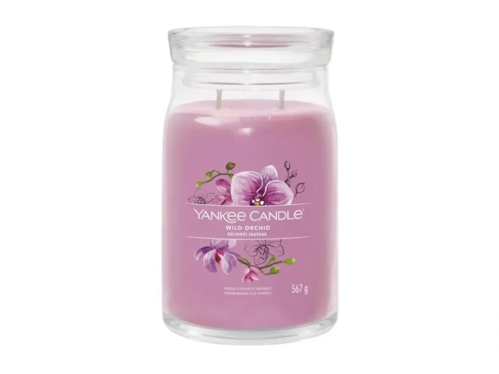 Yankee candle, vonná svíčka Signature Wild Orchid 567 g