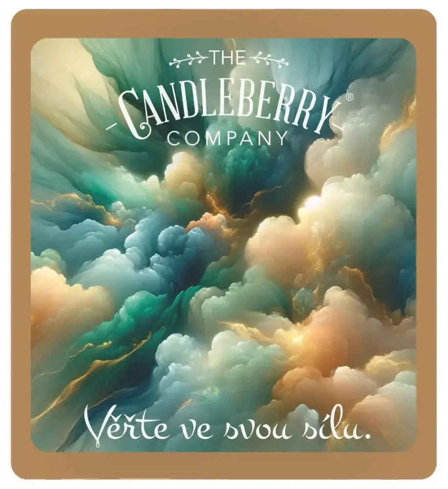Candleberry etiketa "Věřte ve svou sílu"