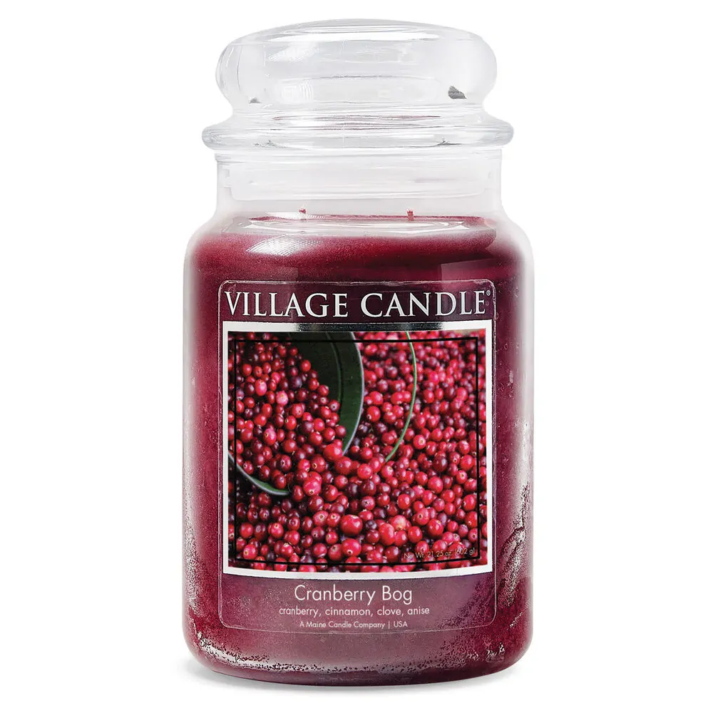 Village Candle - vonná svíčka Cranberry Bog (Brusinka) 602 g