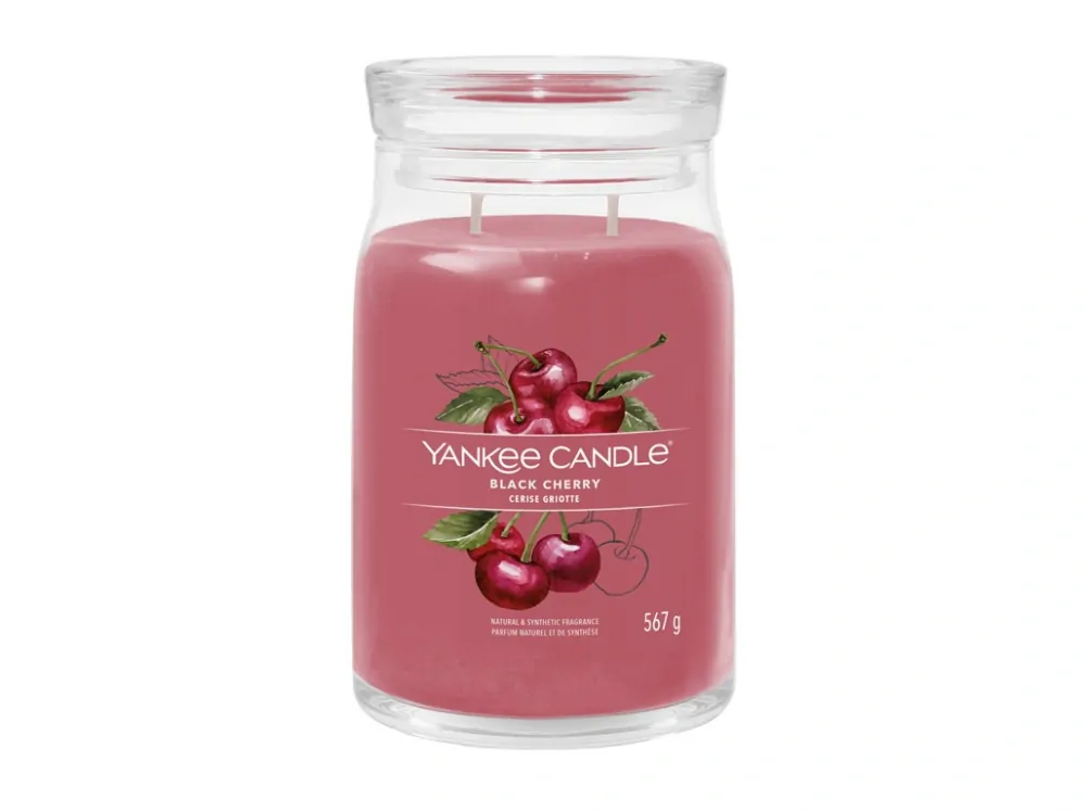 Yankee candle, vonná svíčka Signature Black Cherry 567 g