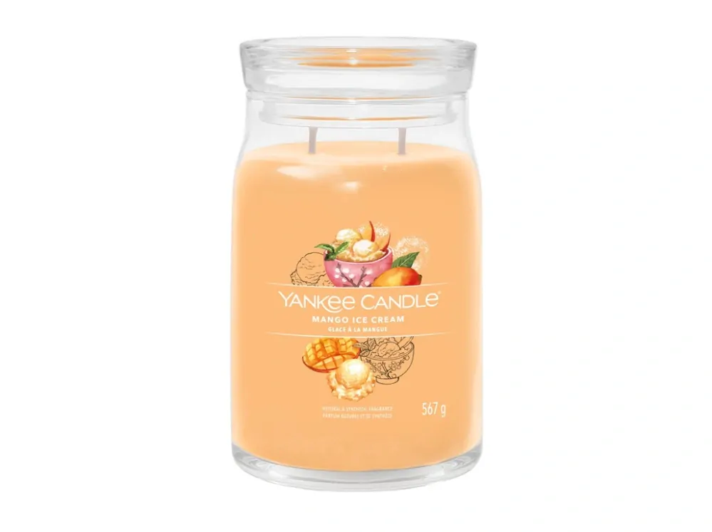 Yankee candle, vonná svíčka Signature Mango Ice Cream 567 g