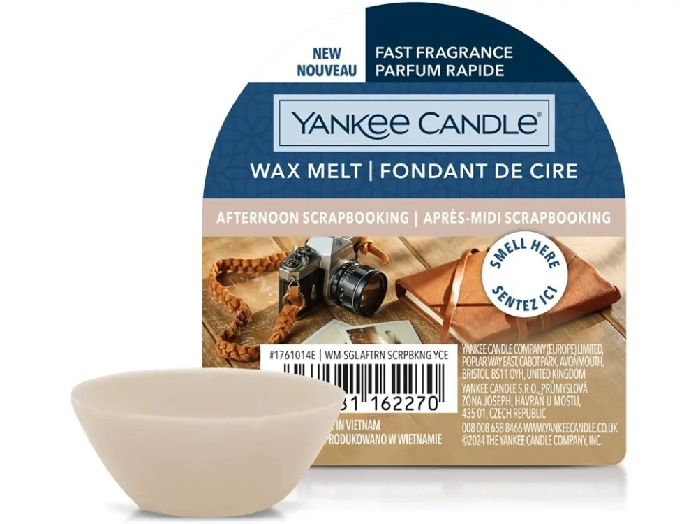 Yankee Candle vonný vosk Afternoon Scrapbooking (Odpoledne nad fotoalbem) 22 g