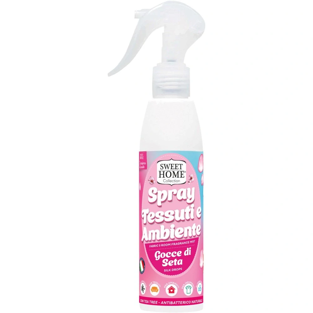 Sweet Home osvěžovač vzduchu a textilií Gocce di Seta (Kapky hedvábí) 250 ml