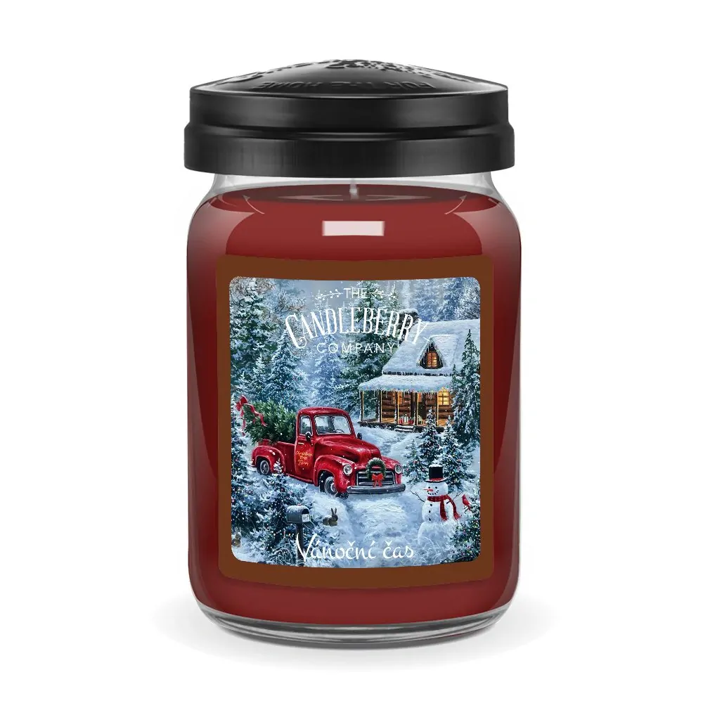 Candleberry - vonná svíčka Vánoční čas 624 g