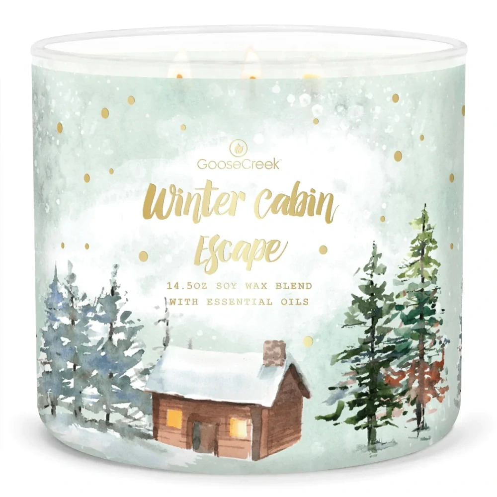 Goose Creek Candle - vonná svíčka Winter Cabin Escape 411 g