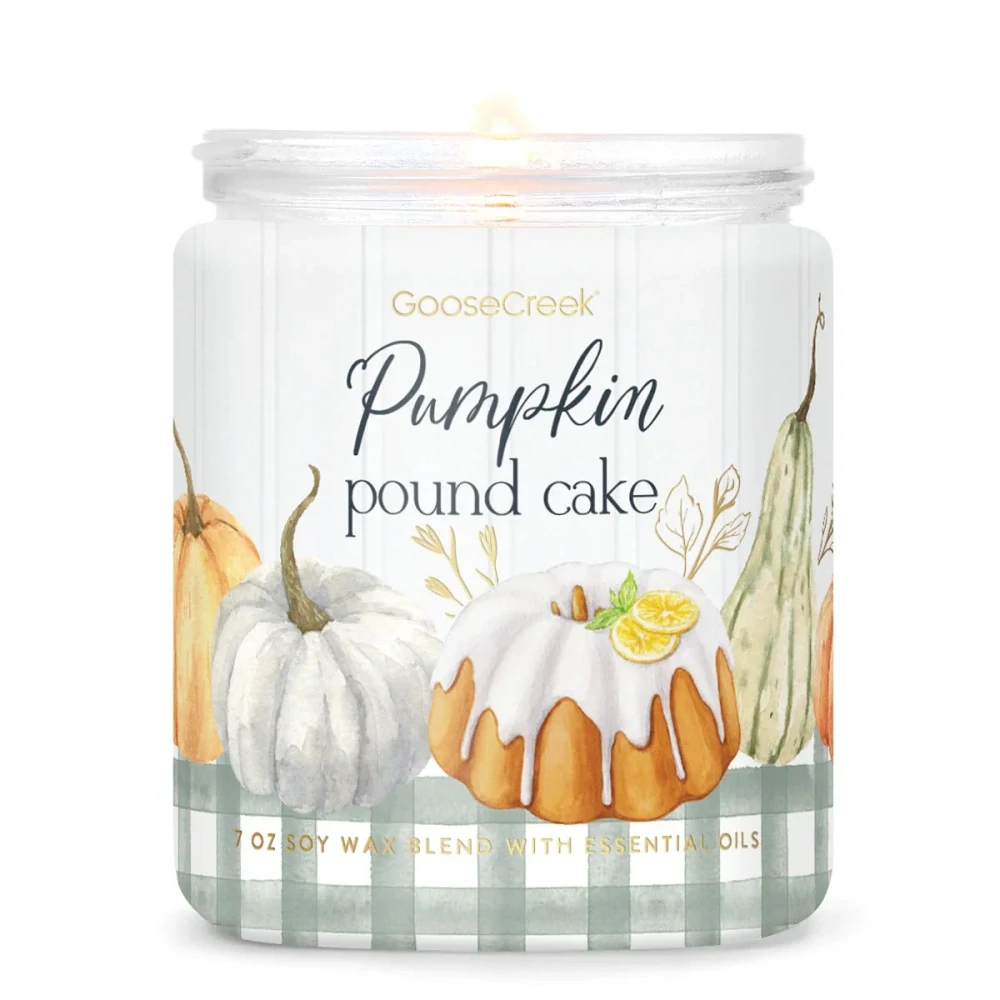 Goose Creek - vonná svíčka Pumpkin Pound Cake 198 g