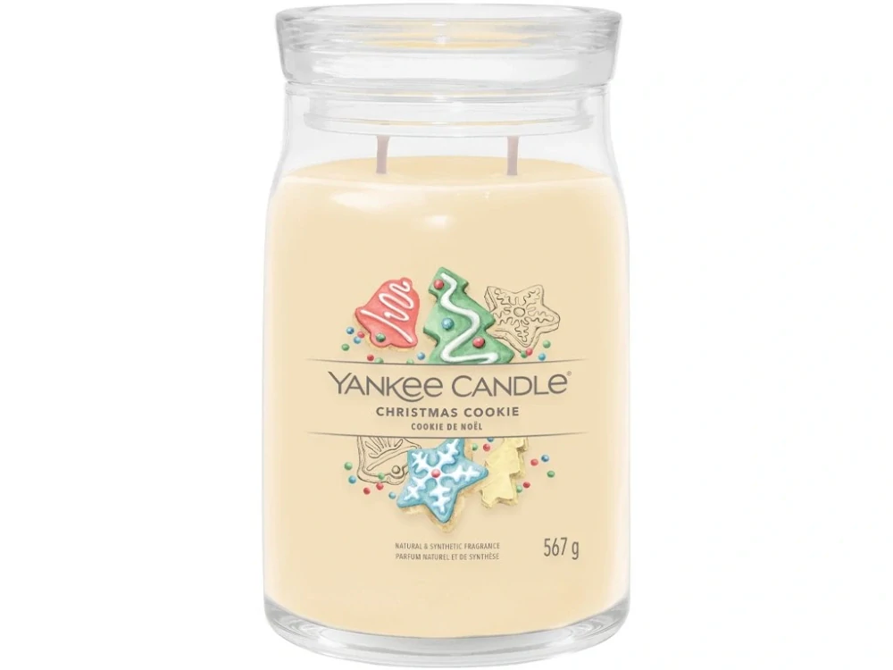 Yankee candle, vonná svíčka Christmas Cookie (Vánoční cukroví) 567 g