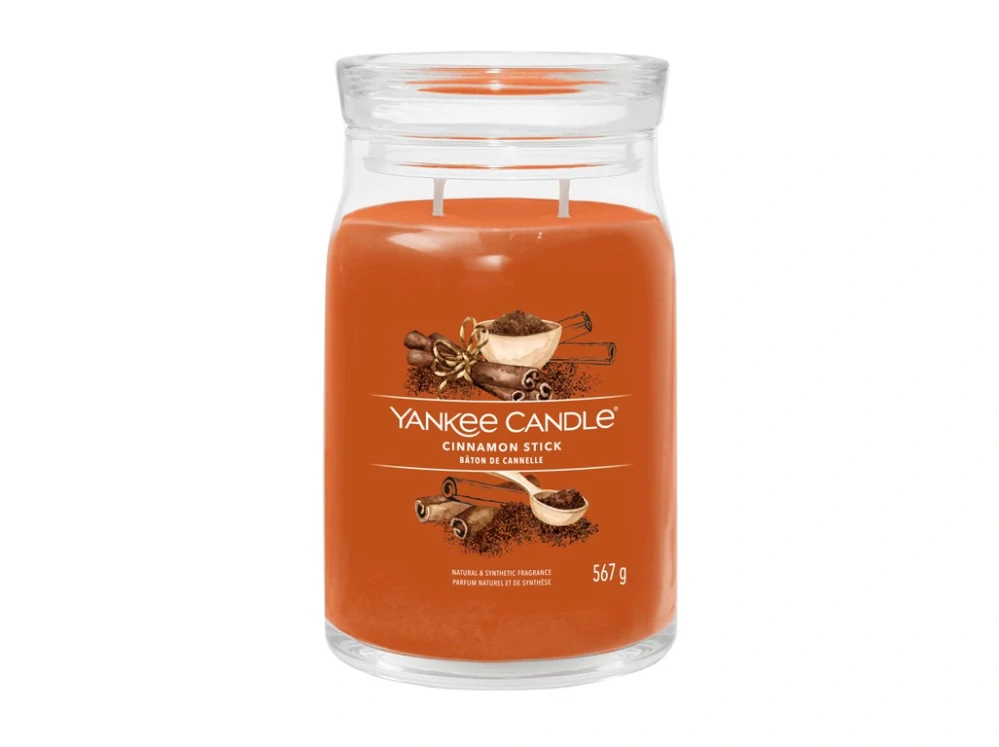 Yankee candle, vonná svíčka Signature Cinnamon Stick (Skořicová tyčinka) 567 g