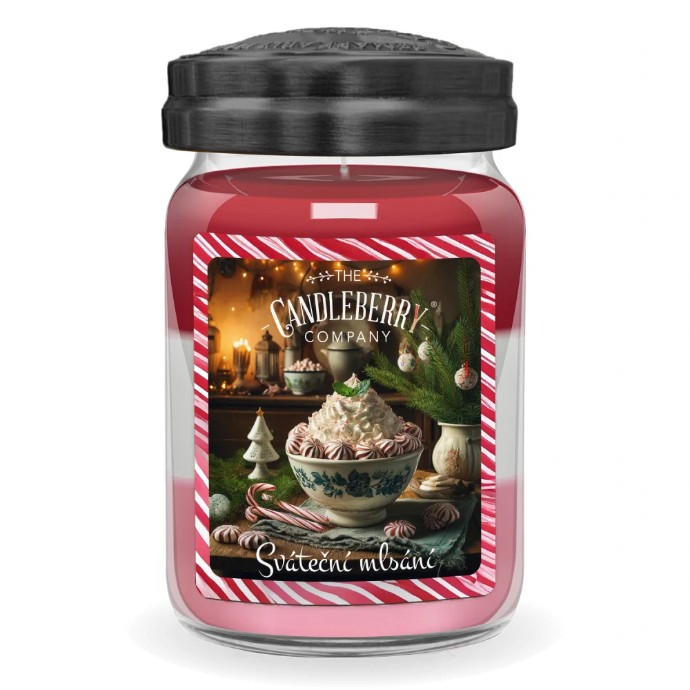 Candleberry - vonná svíčka Sváteční mlsání 624 g