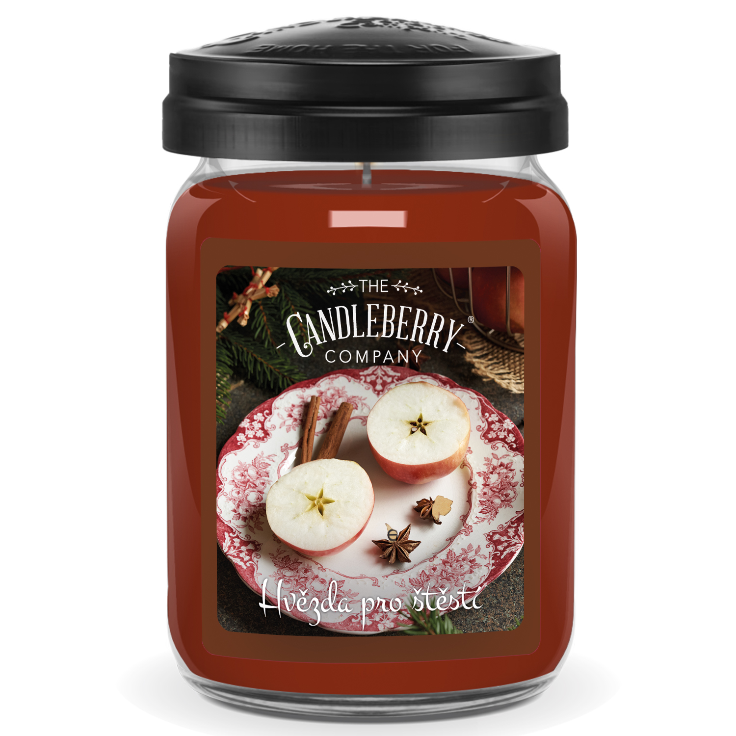 Candleberry - vonná svíčka Hvězda pro štěstí 624 g