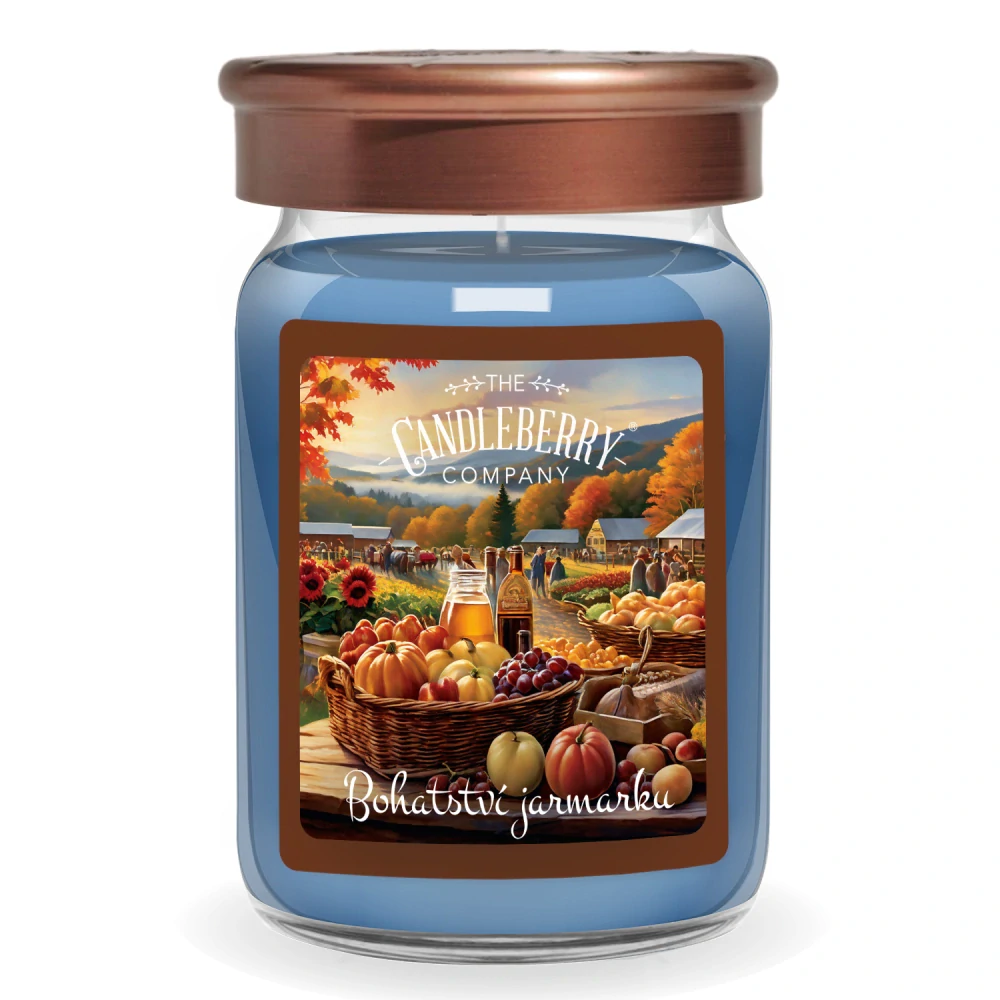 Candleberry - vonná svíčka Bohatství jarmarku 624 g