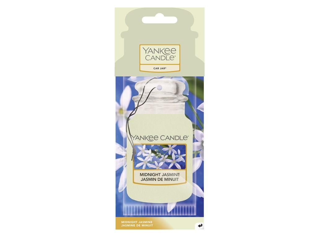 Yankee Candle, vůně do auta papírová visačka Midnight Jasmine (Půlnoční jasmín)