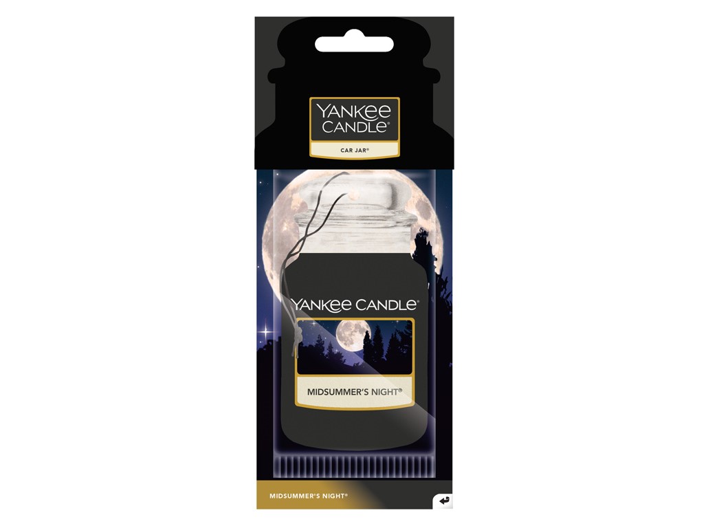 Yankee Candle, vůně do auta papírová visačka Midsummers Night (Letní noc)