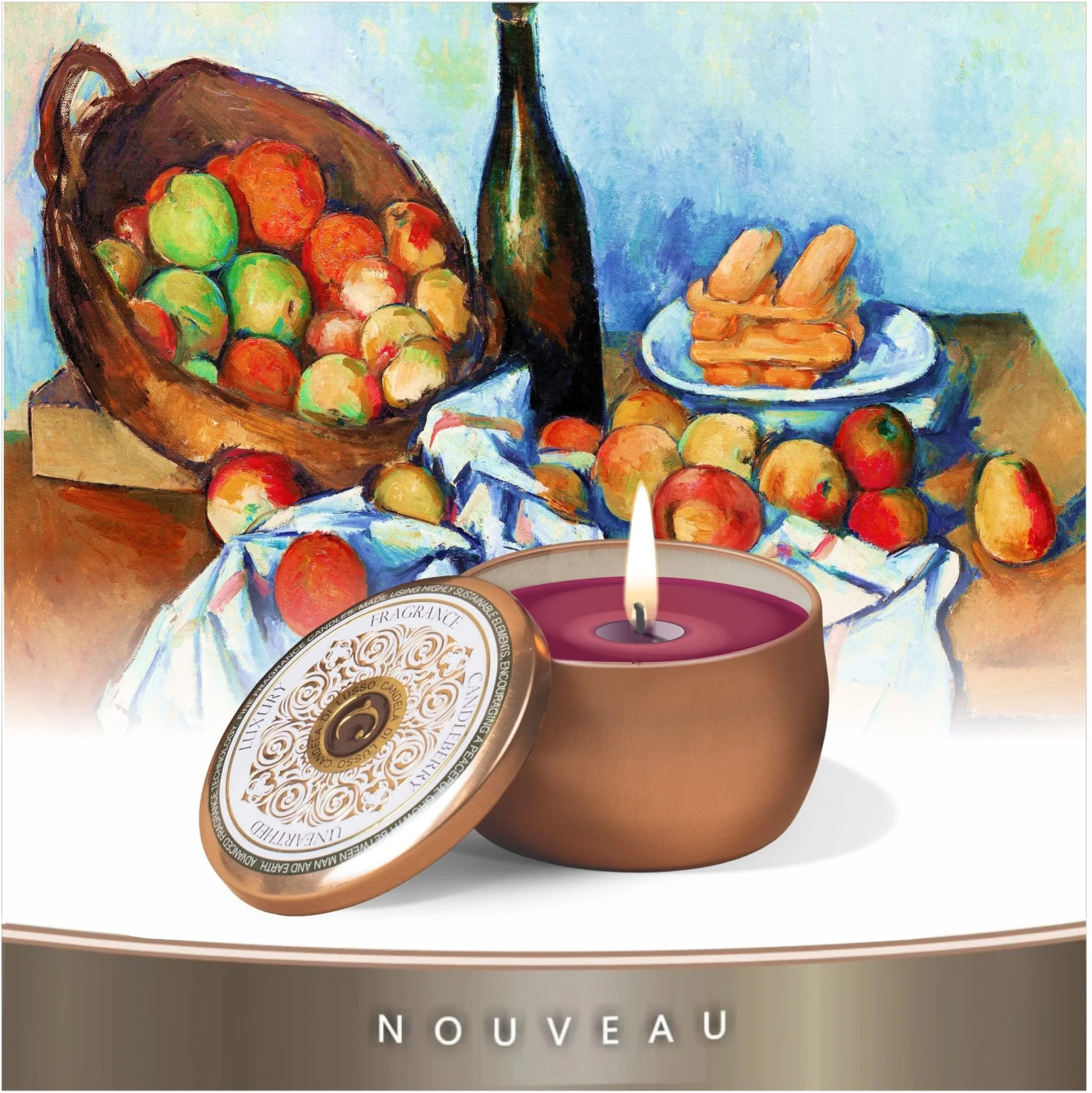 Candleberry - vonná svíčka Nouveau Apple Vin Brulee 128 g