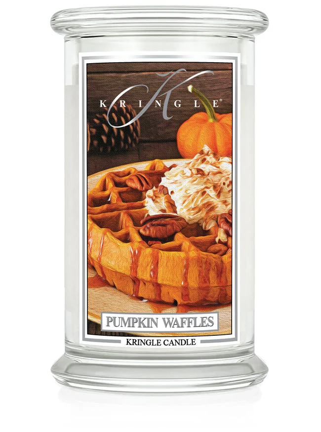 Kringle Candle, vonná svíčka Pumpkin Waffles 624 g