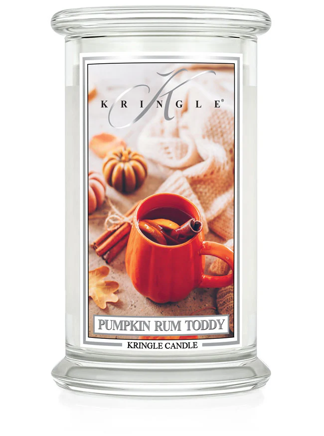 Kringle Candle, vonná svíčka Pumpkin Rum Toddy 624 g