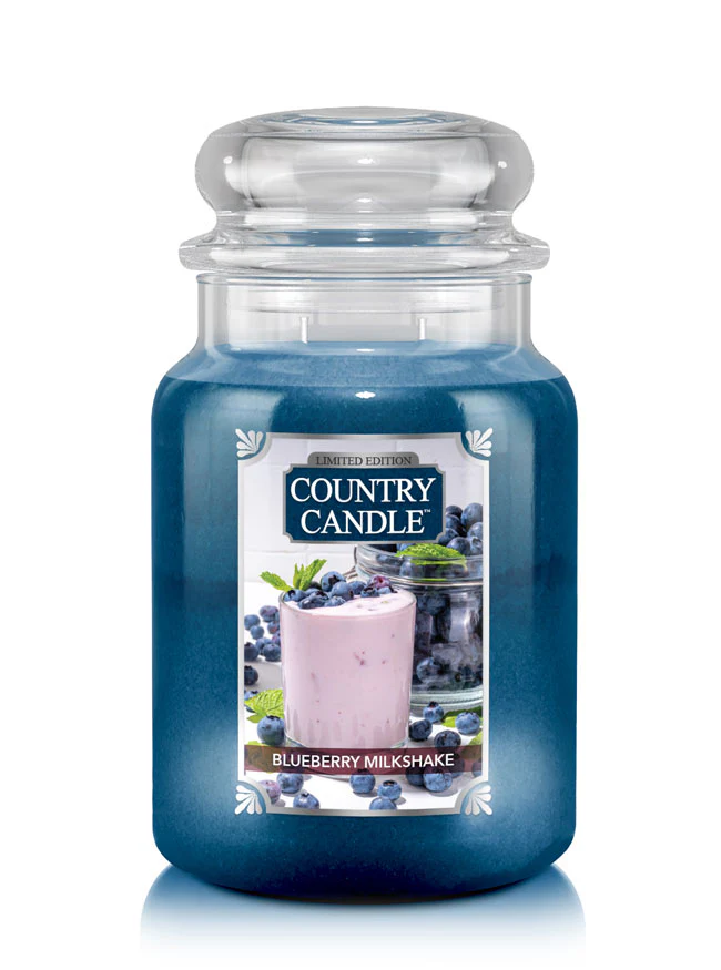 Country Candle vonná svíčka Blueberry Milkshake 737 g