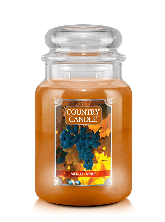 Country Candle vonná svíčka Merlot Vines 737 g