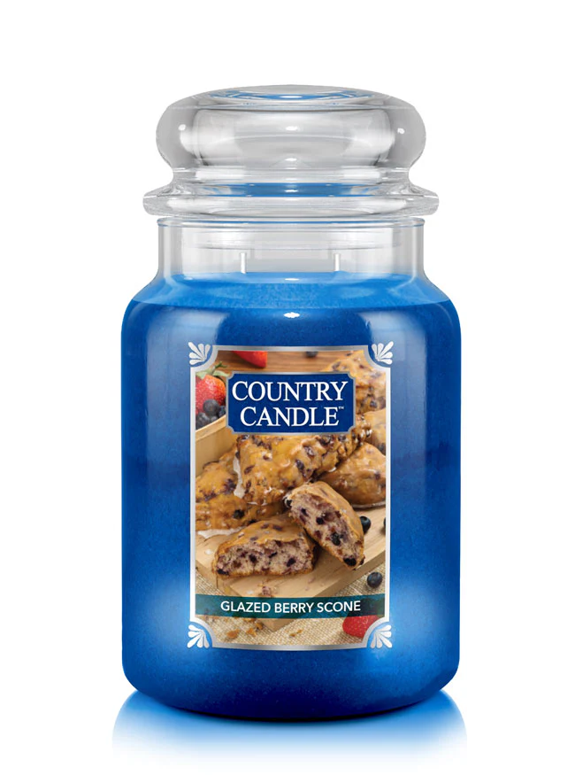 Country Candle vonná svíčka Glazed Berry Scones 737 g