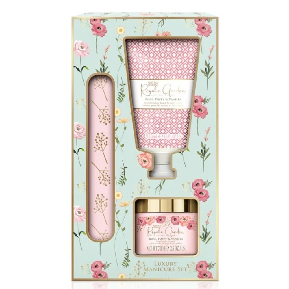 Baylis & Harding, ROYALE GARDEN - sada s péčí o ruce a nehty 3 ks