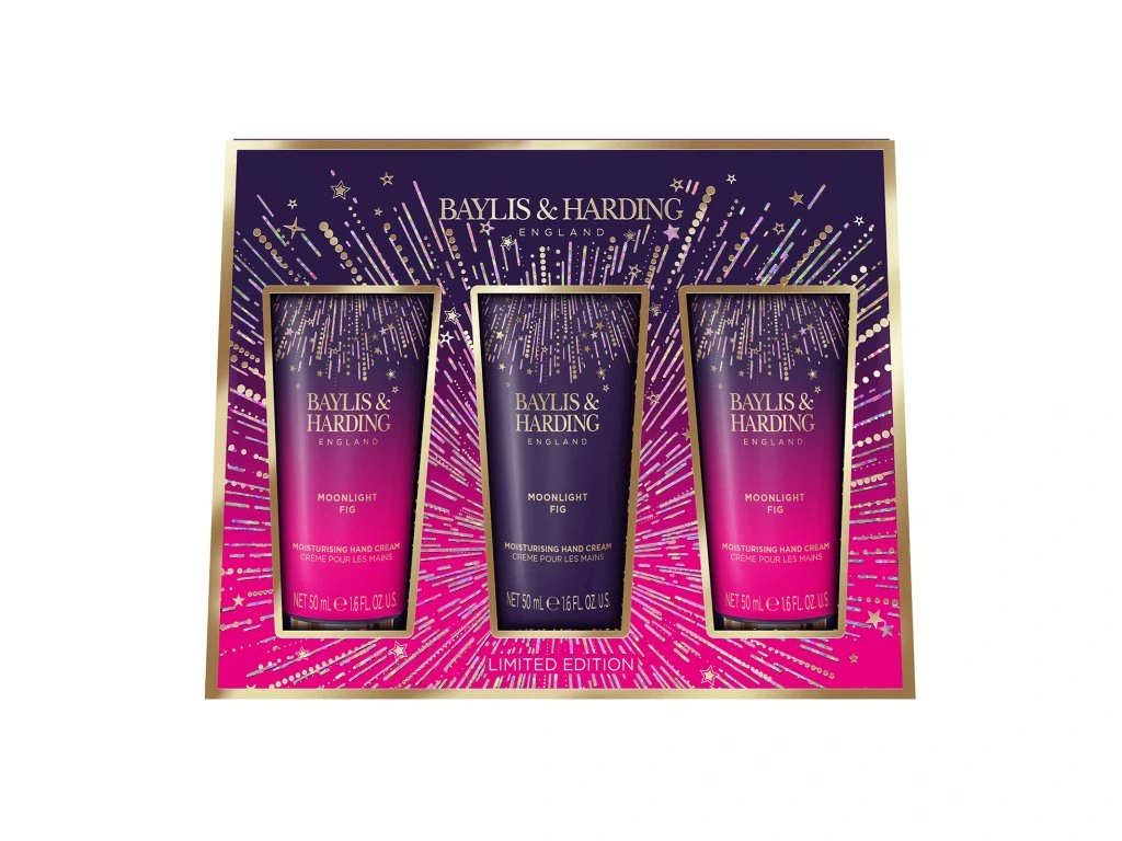 Baylis & Harding, GRANÁTOVÉ JABLKO A FÍK - sada krémů na ruce 3 ks