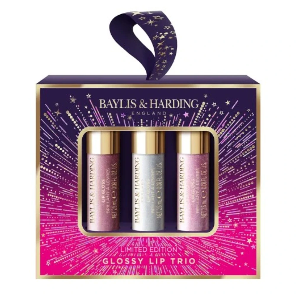 Baylis & Harding, FÍK A GRANÁTOVÉ JABLKO - sada lesků na rty 3 ks