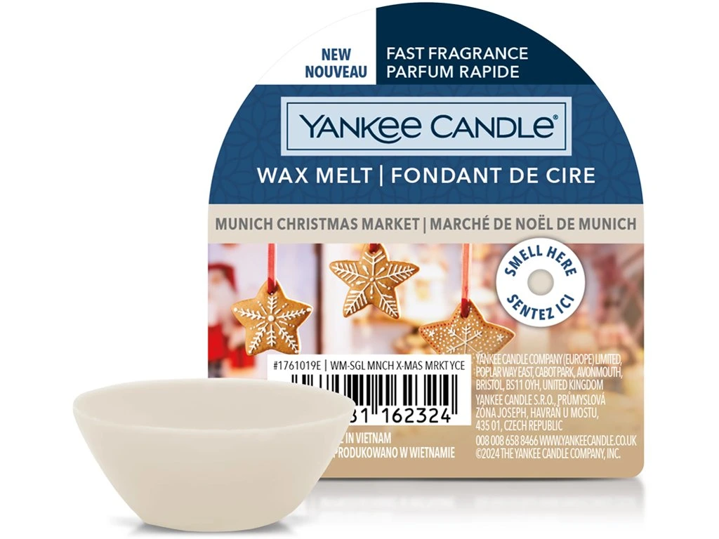 Yankee Candle vonný vosk Munich Christmas Market (Vánoční trh v Mnichově) 22 g