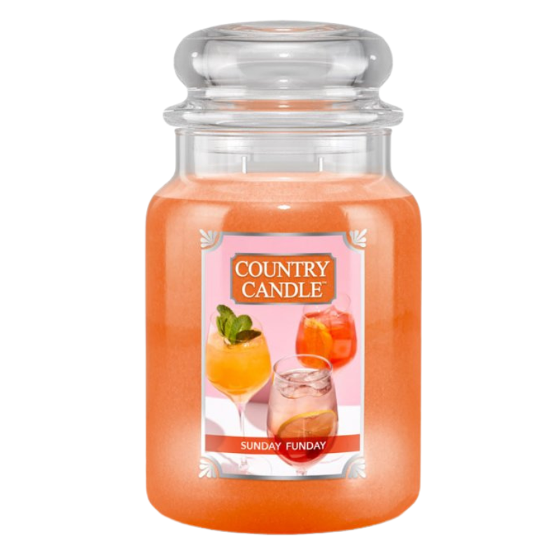Country Candle vonná svíčka Sunday Funday 680 g