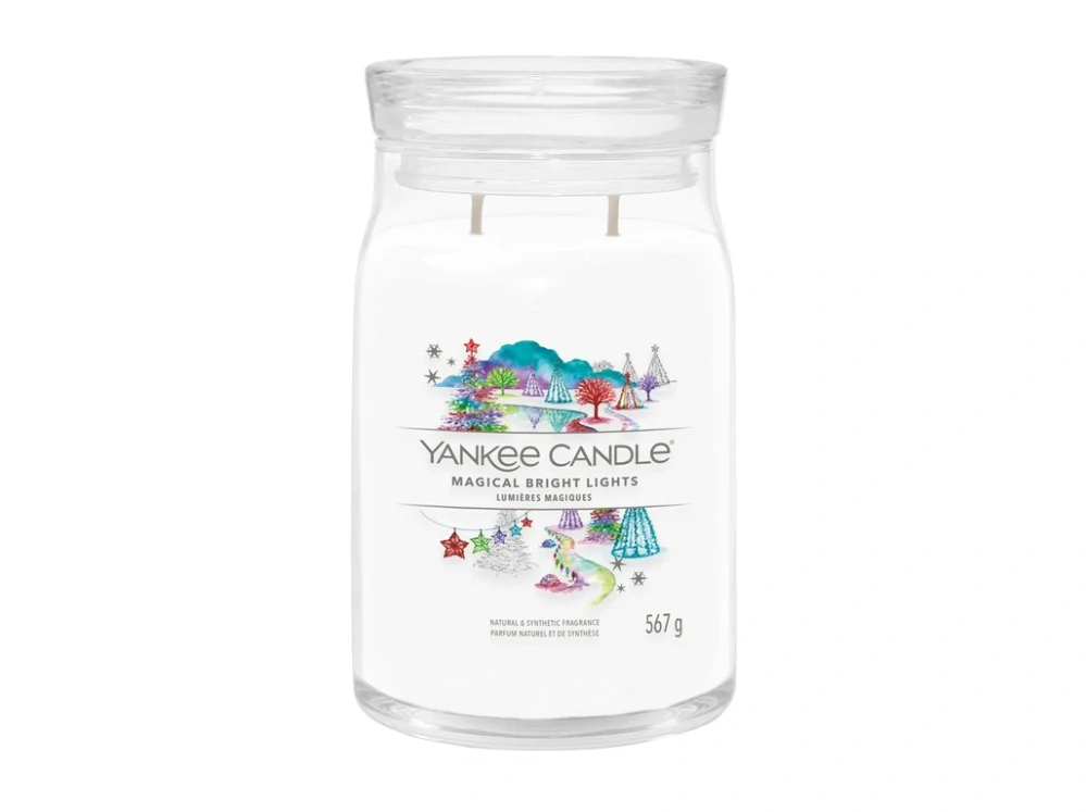 Yankee candle, vonná svíčka Signature Magical Bright Lights (Čarovná zářící světýlka) 567 g