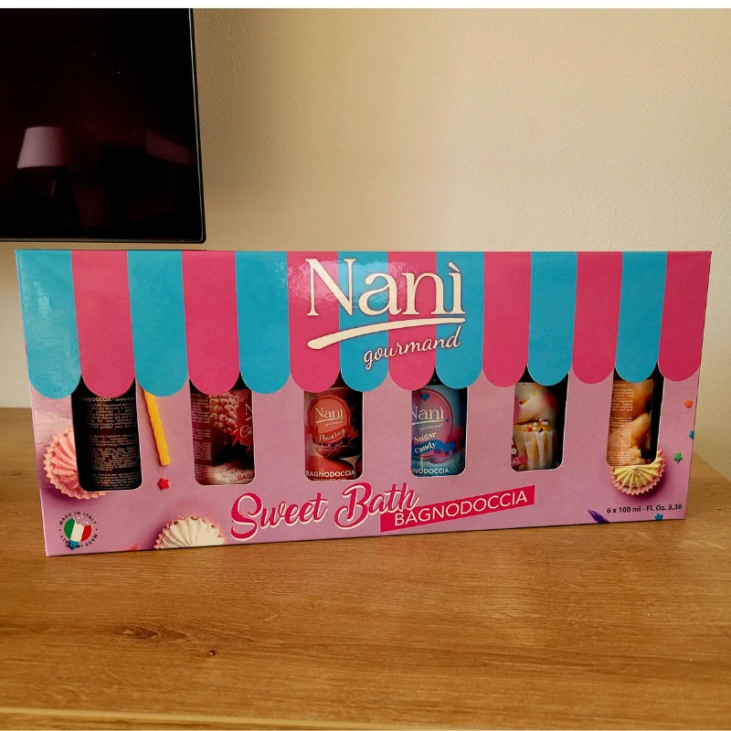 Naní - dárkový set Sweet Bath, 6x 100ml sprchový gel
