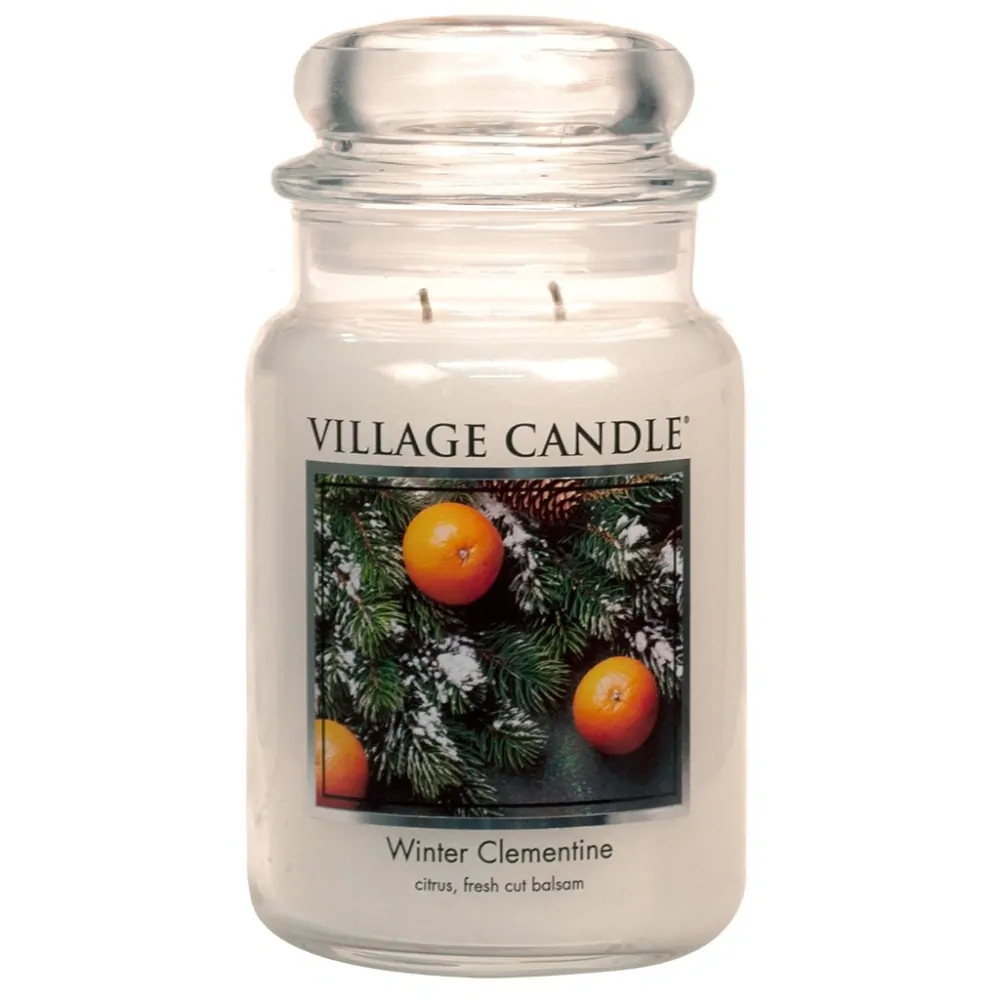 Village Candle - vonná svíčka Winter Clementine (Sváteční mandarinka) 602 g